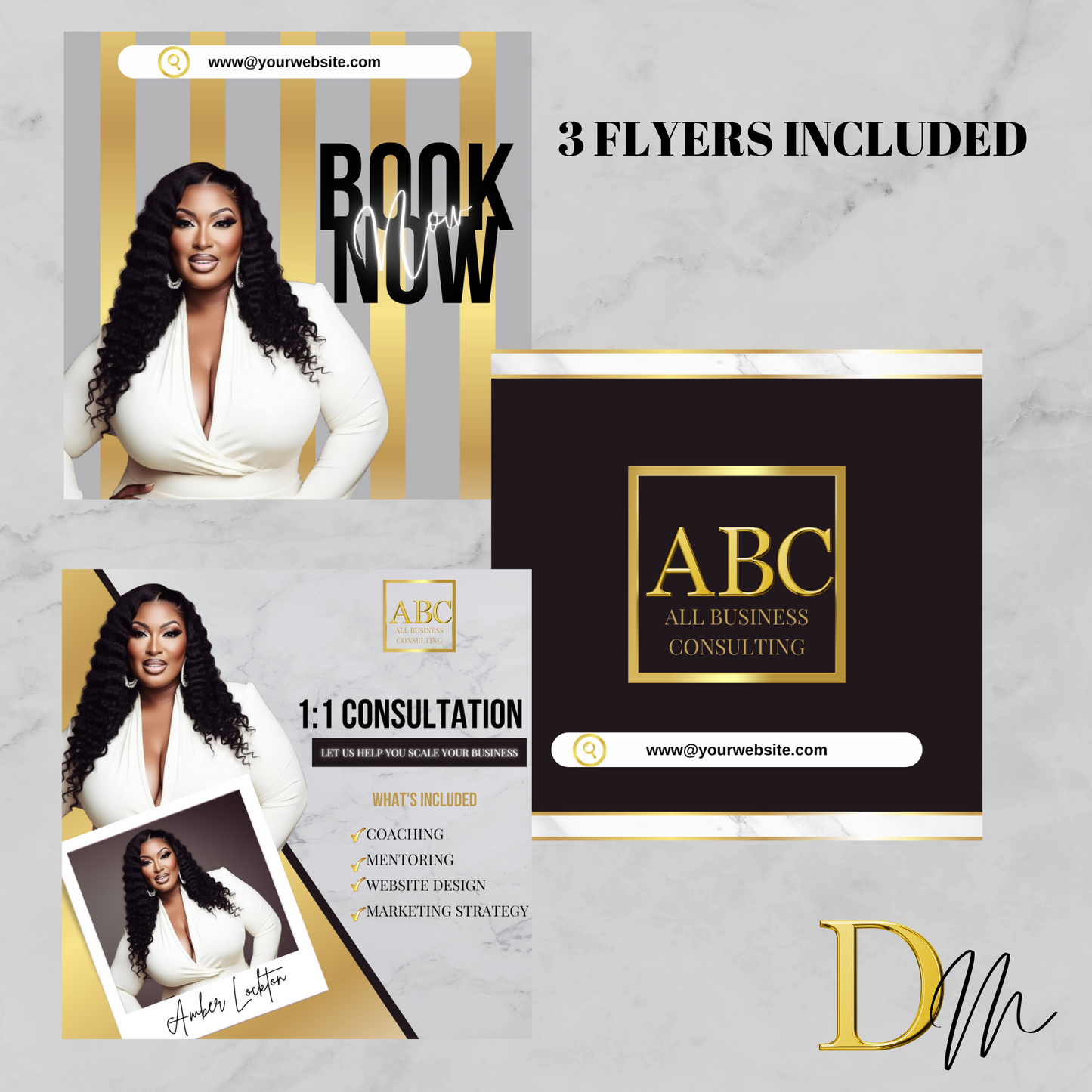 CONSULTANT BUNDLE (BOOKING SITE AND FLYERS)