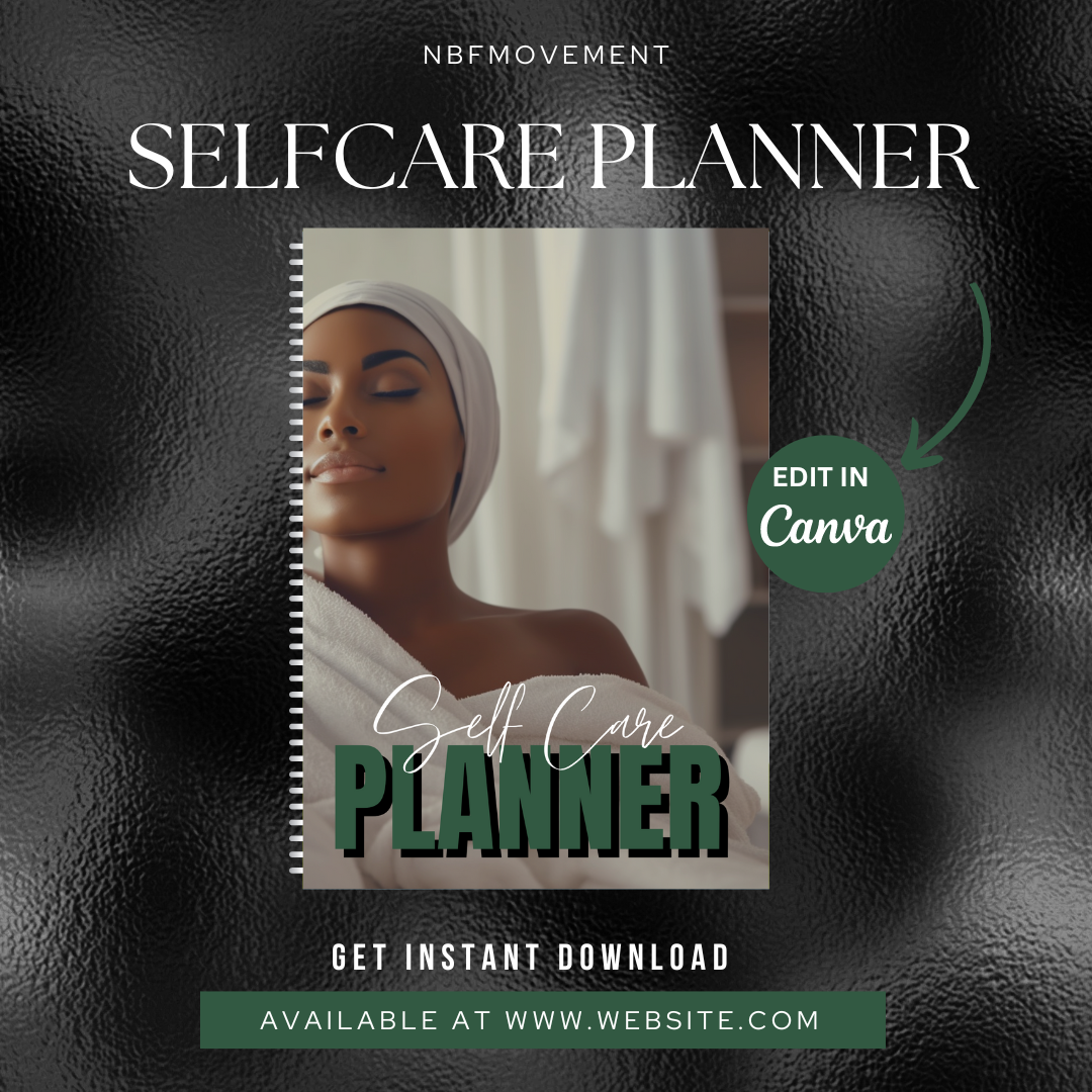 SELF CARE PLANNER (EDITABLE PLR  PLANNER)