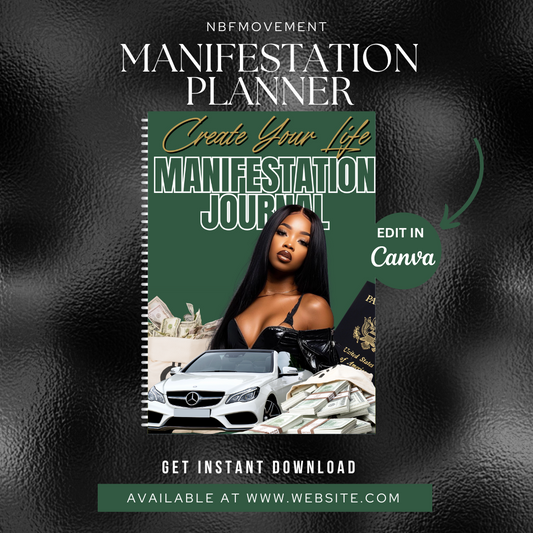 MANIFESTATION JOURNAL (EDITABLE PLR JOURNAL)