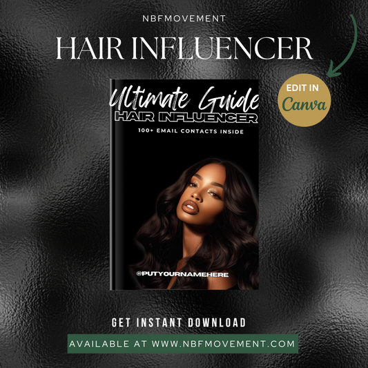 HAIR INFLUENCER (EDITABLE PLR EBOOK)