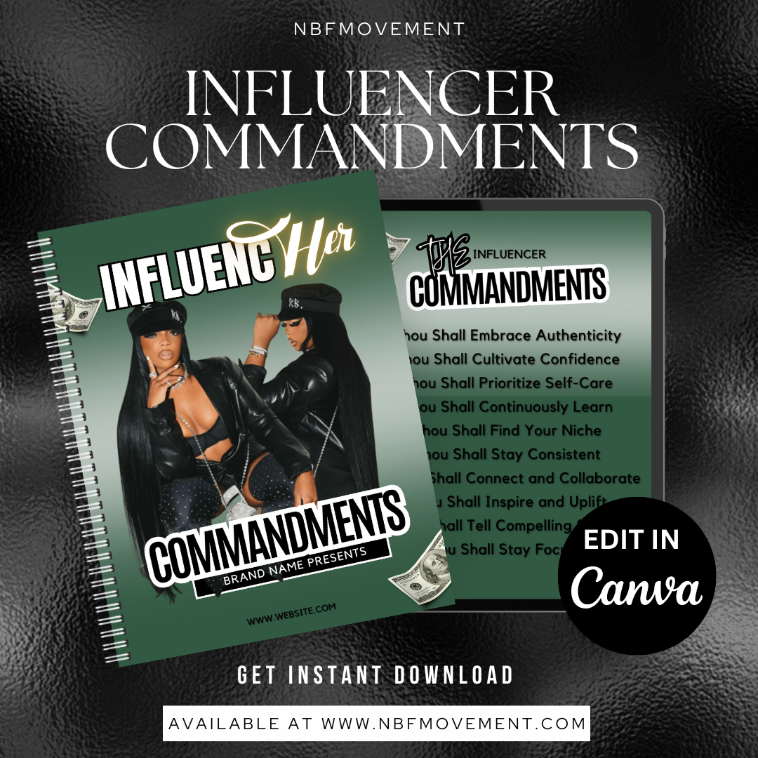 INFLUENCER COMMANDMENTS  (EDITABLE PLR EBOOK)