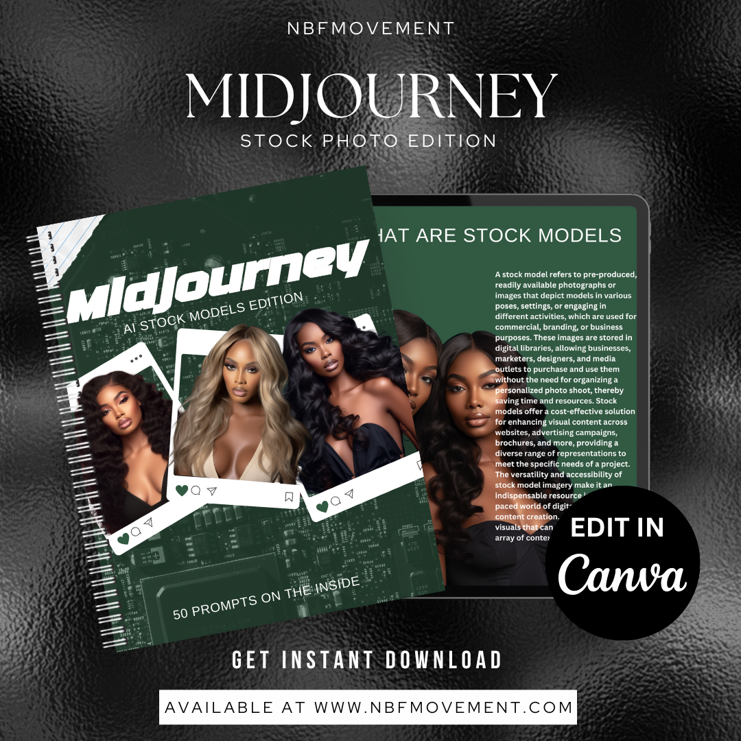 MIDJOURNEY Stock Photo Edition (EDITABLE PLR EBOOK)